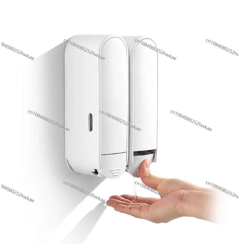 

Подходит для современных производителей настенного дозатора мыла для ванной комнаты в отеле, двойного дозатора мыла 2-в-1