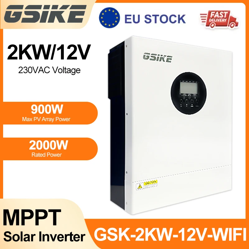 GSIKE 11KW 6.2KW 2KW Solar Inverter Hybride 220V Zuivere Sinusgolf Ingebouwde 160A-60A MPPT Solar Charge Controller PV Omvormer EU Voorraad - afbeelding 1