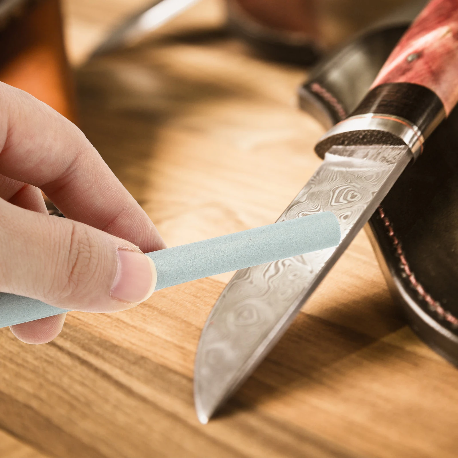 

3pcs Carbide Whetstone Set Durable Sharpening Tools For Handmade Knives Woodworking Grinding Portable Sharpener