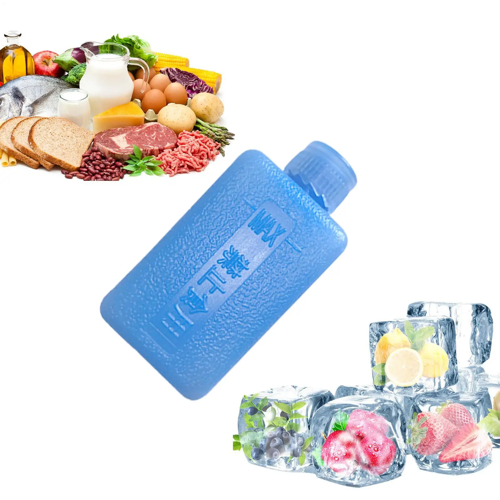 Ice Packs for Lunch Boxes Reusable Fast Cooling Instant Ice Crystal Boxes for Women Men Anglers Fishermen Travelers Daily Office
