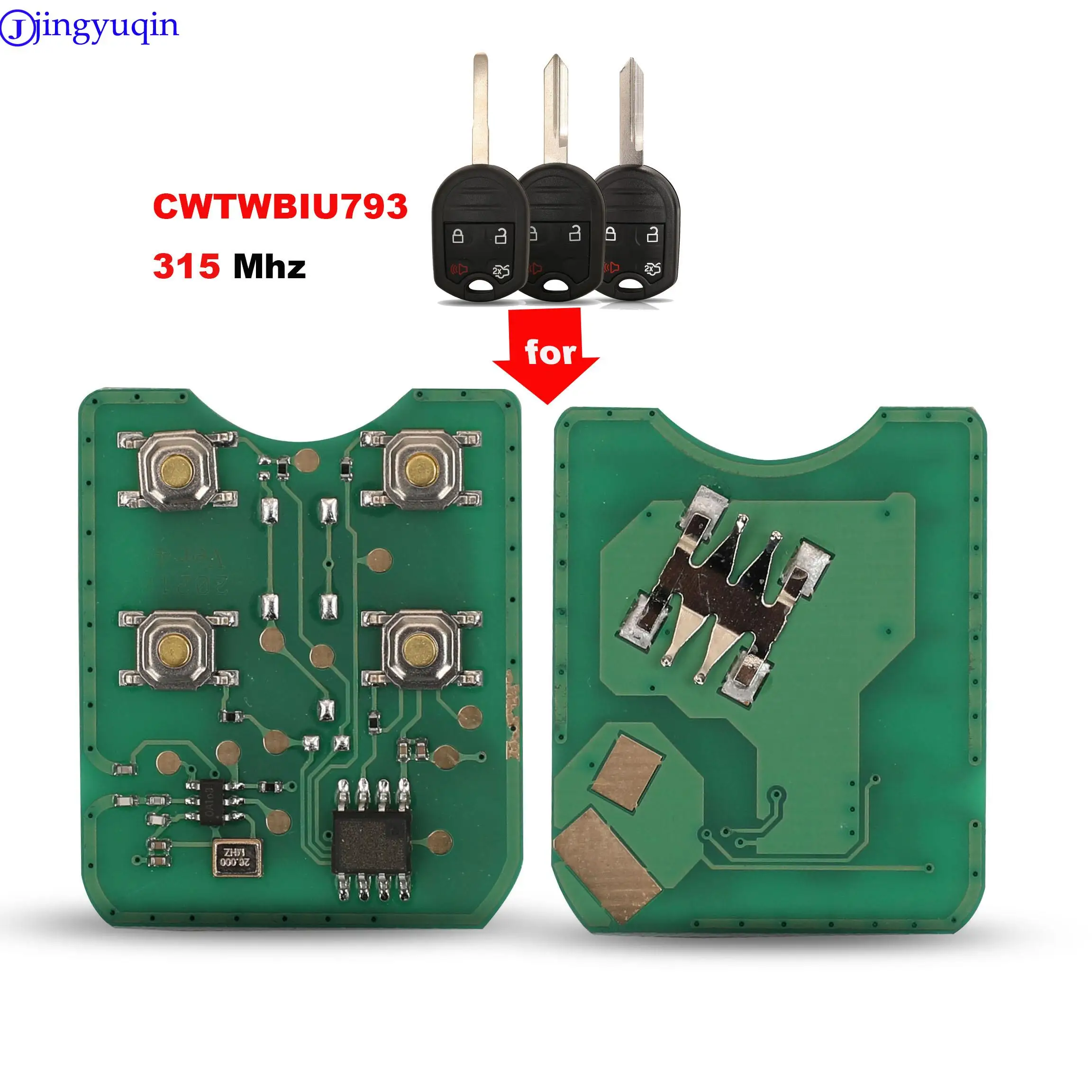 jingyuqin Remote Car Key Circuit board 315MHz For Ford EDGE ESCAPE EXPEDITION EXPLORER FLEX FUSION MUSTAN TAURUS CWTWBIU793