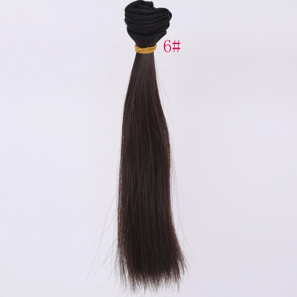 Free Shipping Wholesaler 15cm 25cm BJD/SD Doll Wig/Hair DIY Straight Hair Wig for 1/3 1/4 Bjd Doll