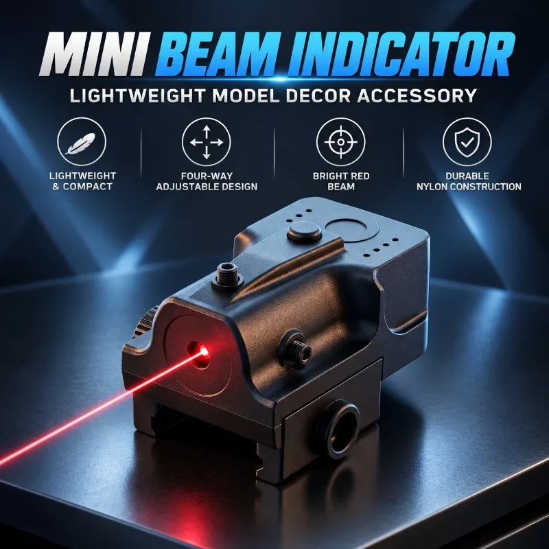 Lightweight Mini Beam Indicator Decor Part Four Direction Micro Adjustment for 20mm Rail