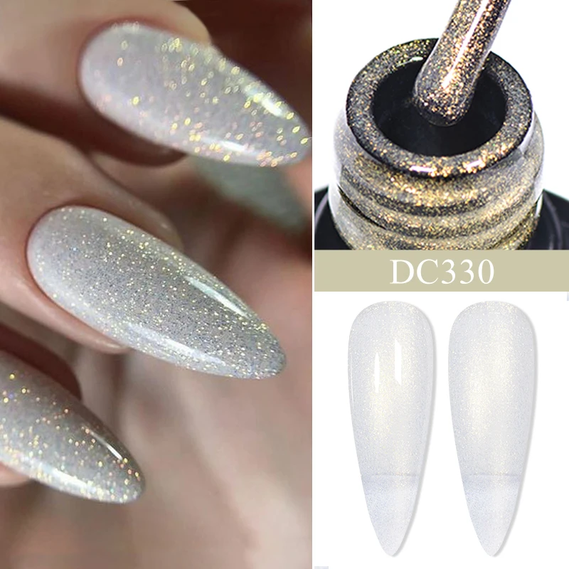 Mtssii-Verhéritage à Ongles en Gel à Paillettes Dorées de Rotterdam, Couleurs ChimAutumn, Longue Durée pour Manucure, Soak Off, Nail Art, 7ml