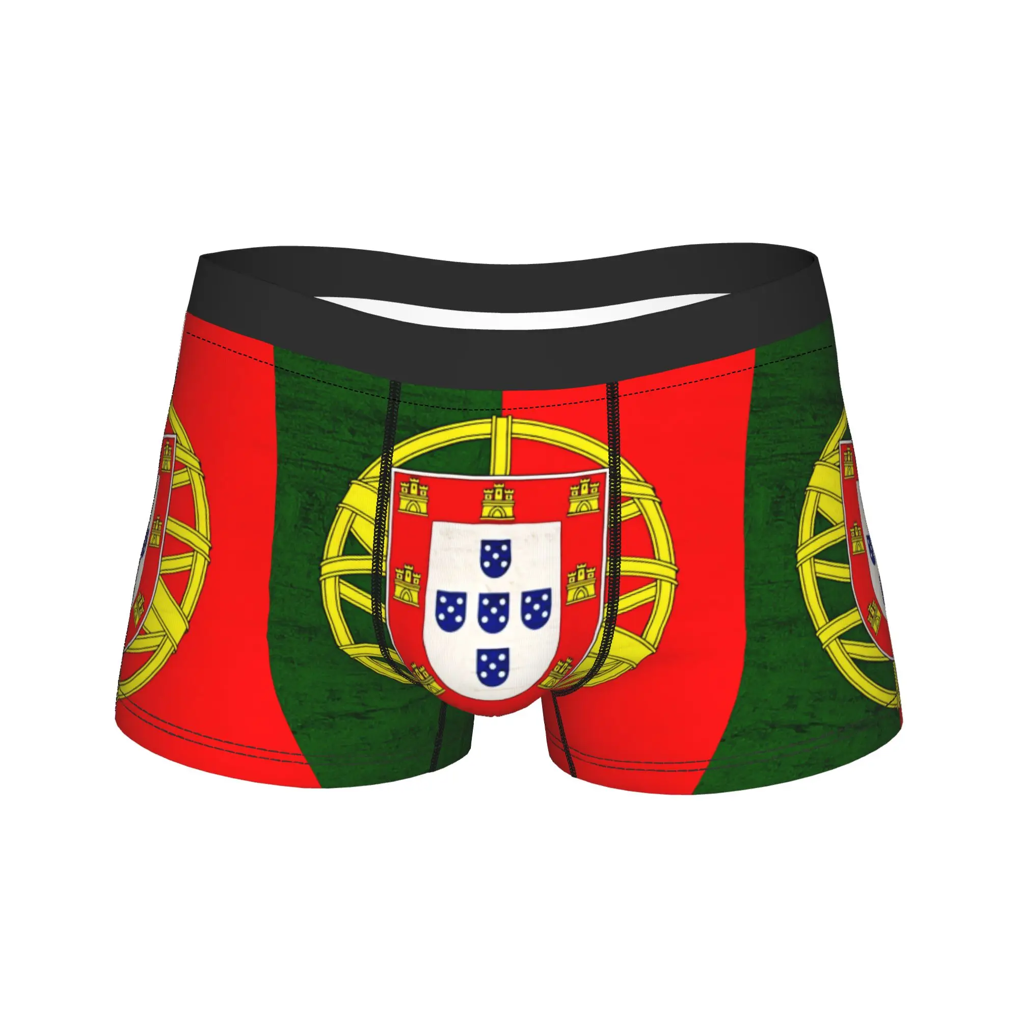 

Portugal Flag Underwear Males Shorts Briefs Funny Boxer Shorts Trenky Custom Large Size Underpants