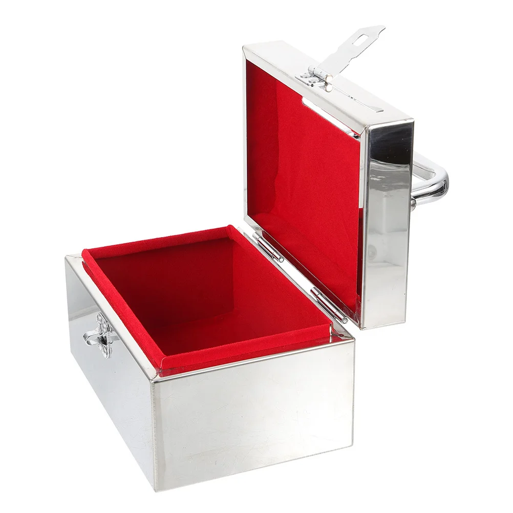 

Stainless Steel Money Box Large Capacity Coin Bill Bank Locking Cash Organizer for Adults Savings Box Home Office