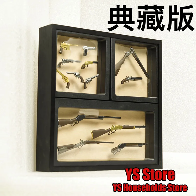 M4-A1 2023S 1/12 Soldier Mini Model Gun Accessory Transparent Display Hang on Decoration Rack For 6