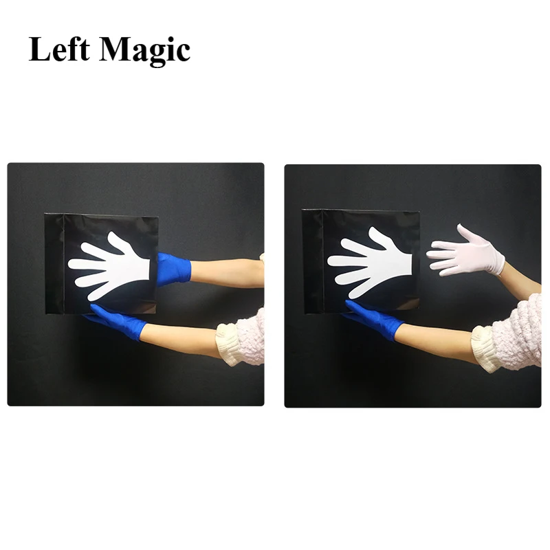 قفازات جديدة متغيرة الألوان من روسي (إصدار الجيب) خدع سحرية للمسرح أوهام عرض سحرية كلاسيكية للتحايل للأطفال كوميديا سحرية #2
