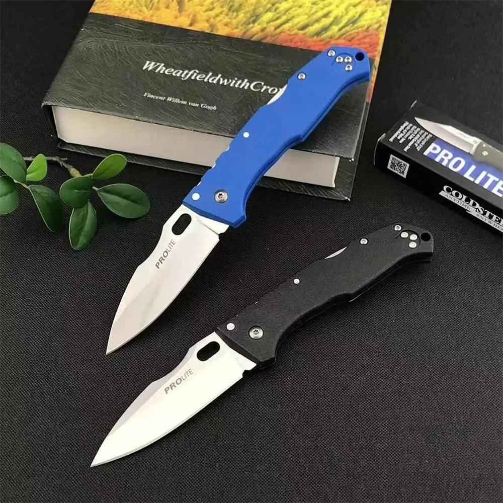 CD 4416 Folding Knife 440C Steel Blade Nylon Fiber Handle Outdoor EDC Camping Climbing Hiking Hunting Cutting Tools Gift