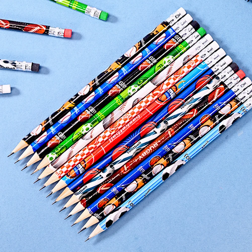 48pcs Kids Pencils Portable Pencils Student Writing Pencils Multifunctional Pencils