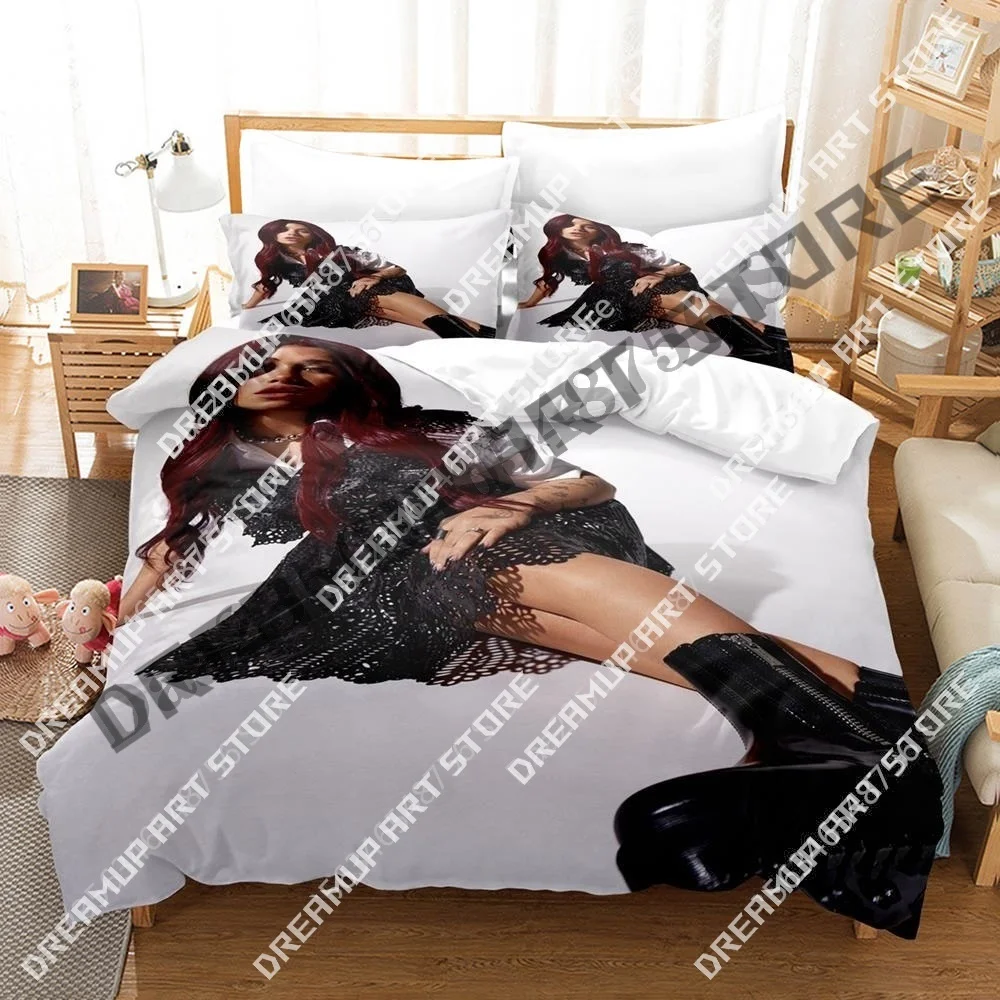 3D Print Nessa Barrett I Wanna Die Bedding Set Single Twin Full Queen King Size Bed Set Aldult Kid Bedroom 3D Print Anime Bed