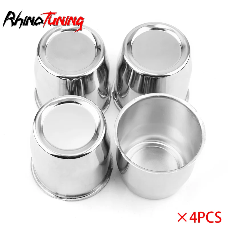 

4pcs/1pc 79.5mm/3.13in 84mm/3.31in Push Through Center Caps for Truck/Trailer Carbon Steel Concave Auto Replacement Parts Chrome