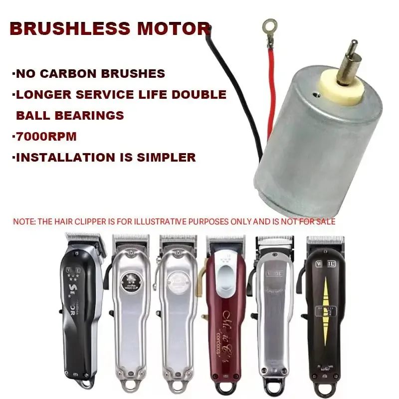 8000RPM 3.7V Brushless Powerful Motor for Men's Professional Hair Clipper Wahl 8148/8591/8504/1919/8509 Trimmer Accessories