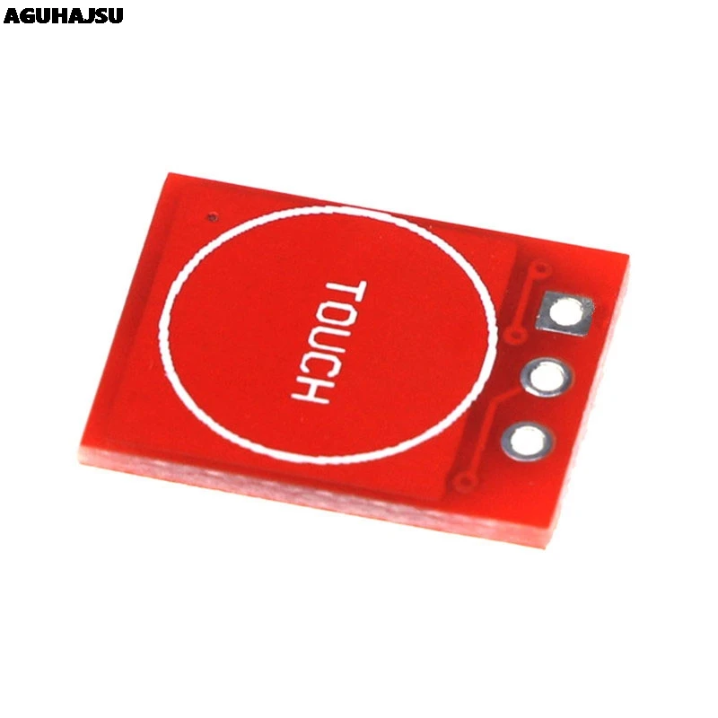 Picture 5: 10PCS/LOT NEW TTP223 Touch button Module Capacitor type Single Channel Self Locking Touch switch sensor