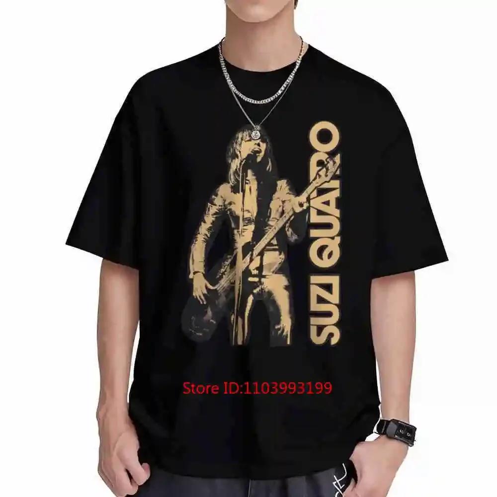 Suzi Quatro Short Sleeve Tee 100% Cotton T-Shirt