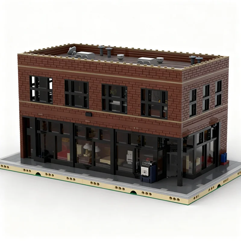 6410pcs MOC Furniture Store Modular Buildings Model Building Blocks Christmas Gift Toys Education Collection Brick 3D Craft