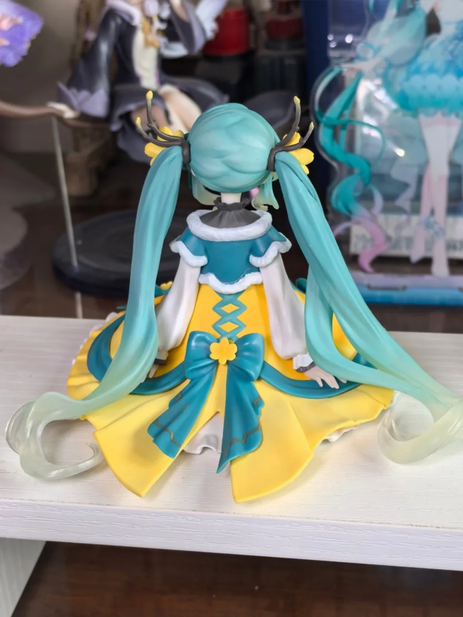 Auf Lager Hatsune Miku Nudelstopper Flower Fairy Serie -Anemone Ver.- 14CM PVC Anime Actionfiguren Modell Sammlung Spielzeug