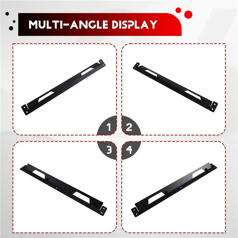 AB41-Large Mounting Brackets For Toughbuilt Stacktech Full Width Mounting Feet Mounting Plate Brackets Cleats