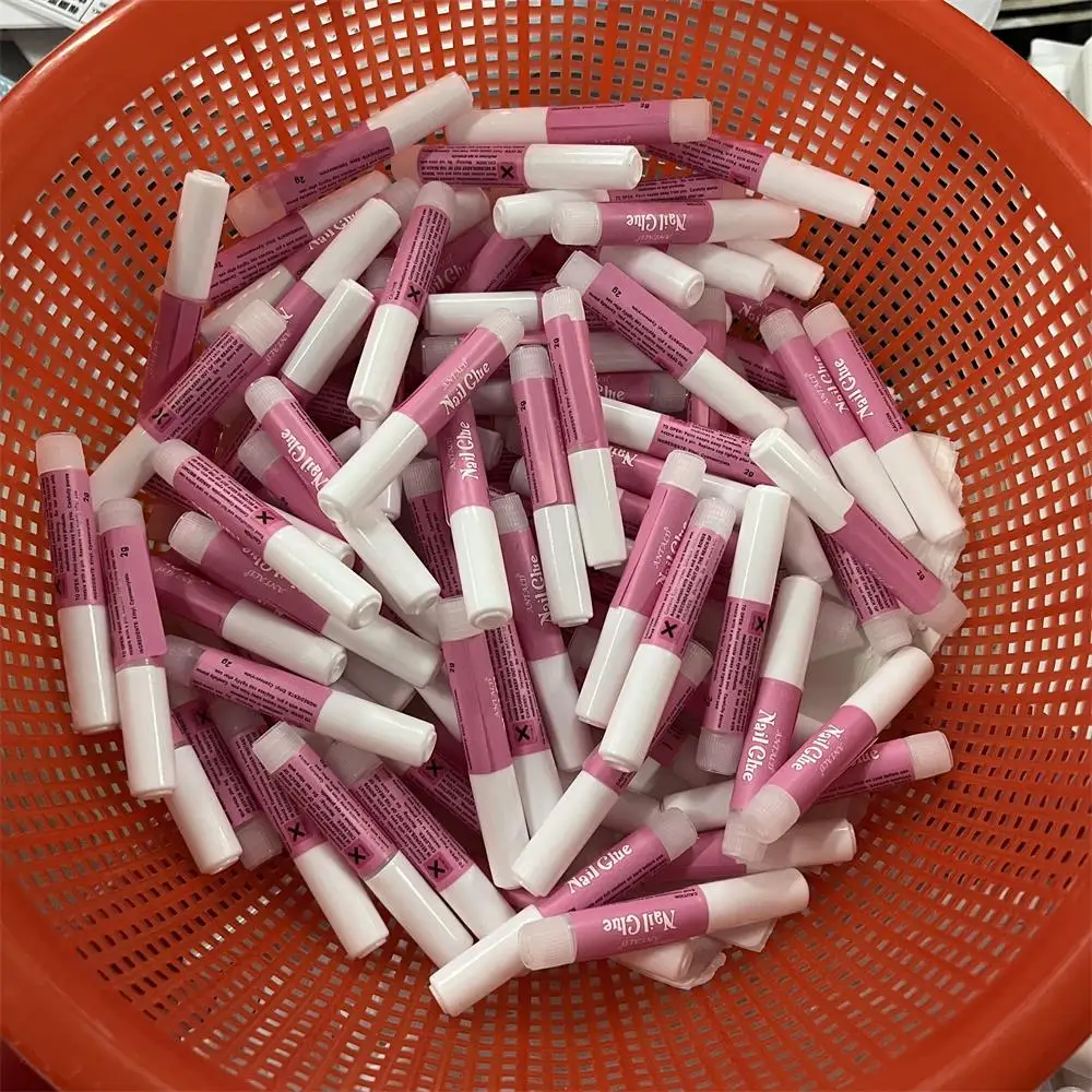 Mini colle à ongles super arina professionnelle, séchage rapide, fausse pointe décorative, colle acrylique, outil d'art d'ongle, 10 pièces, 50 pièces, 100 pièces