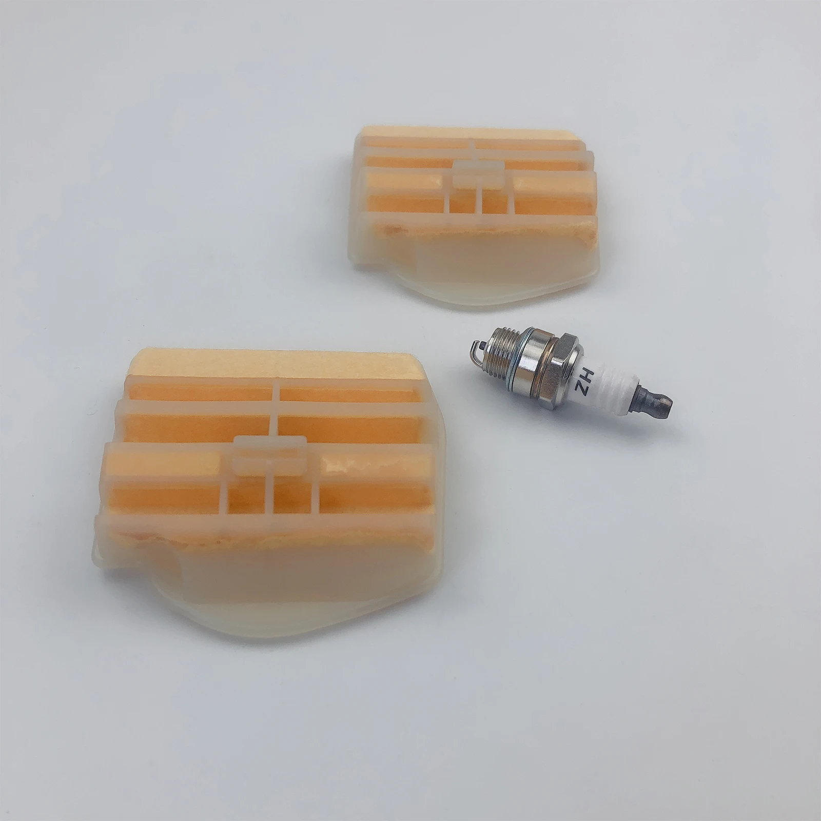 3 sztuk/zestaw filtr powietrza świeca zapłonowa dla Husqvarnas 445 450 Rancher 450 E II 445E II Chainsaw wymienić 544080802 544080803 503443201