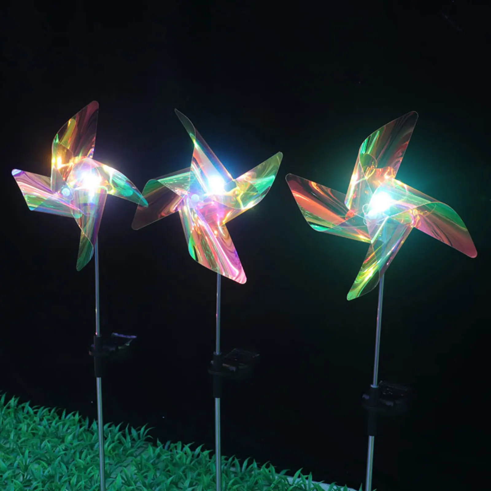 

Wind Blowing Led Outdoor Garden Decoration Lawn Lamp Multicolor Solar Powerd Ground Plug Light