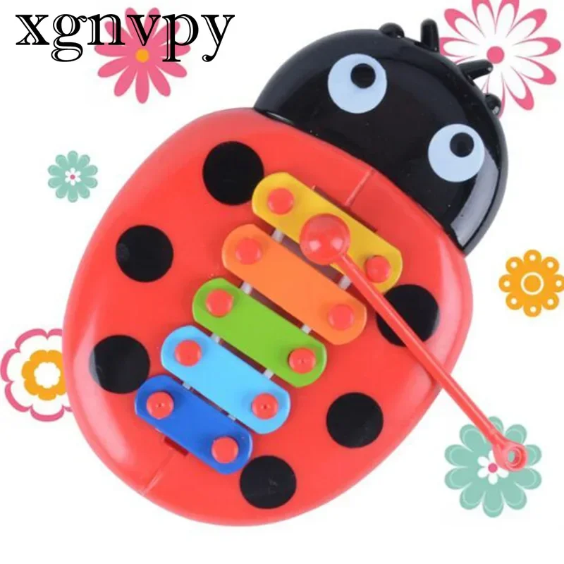 Xgnvpy 0-3 Years Old Hand Knock Piano Educational Toys Hand Harp Boy Girl Musical Baby Toy 8-Note Xylophone for Children Toddler