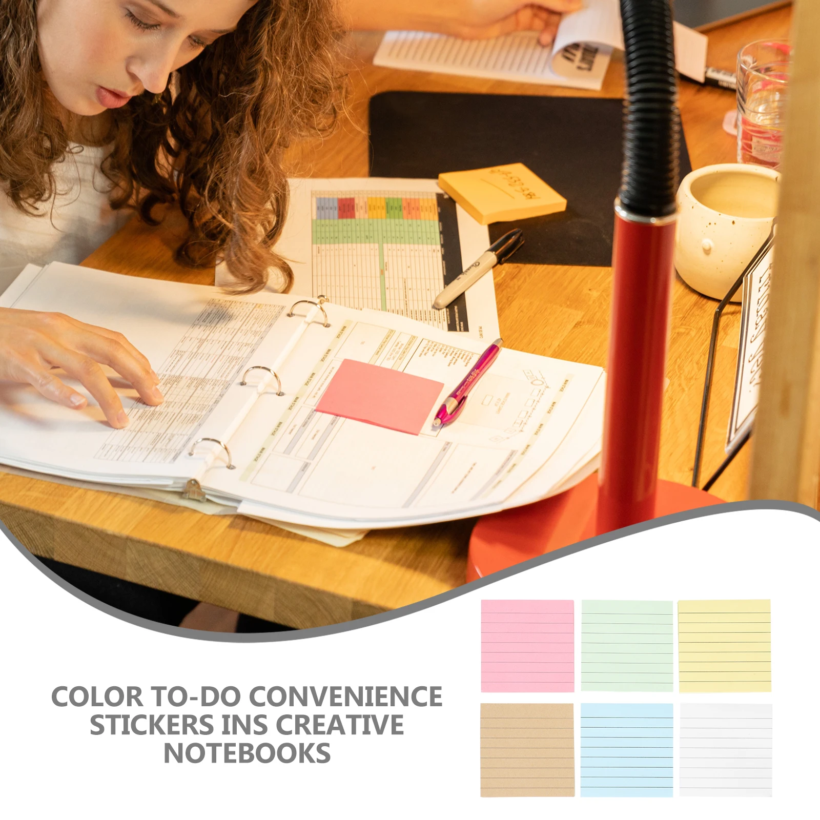 

Creative Tearable Memo Pads Office Message Stickers Colorful Note Pads Smooth Writing High class Paper