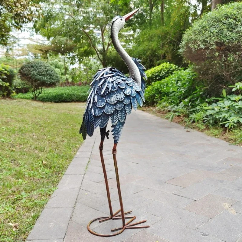 Animal Sculptures Large Art Mental Ornaments Retro Aesthetic Sculpture For Home Garden Modern Accessories For Living Rooms