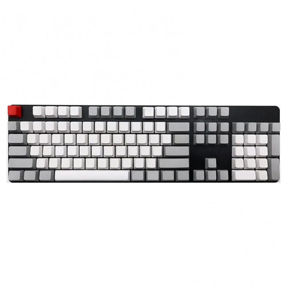 Universal Mechanical Keyboard Mechanical Keycaps 108Pcs PBT Lightproof No Letters Key Caps Replacement For Cherry MX Keycaps