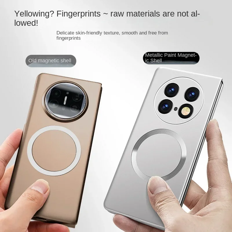 حافظة هاتف مغناطيسية بحواف رفيعة من Magsafe لهاتف OPPO Find N5 OPPO FIND N3 Find N2 غطاء حماية للكاميرا الصلبة رفيع للغاية #3