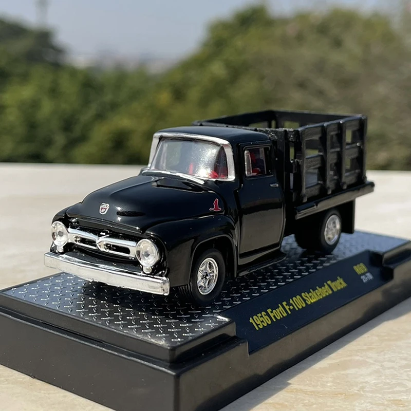 

Литой под давлением сплав, масштаб 1:64, Ford F100, коробка, грузовик, транспортный автомобиль, модель автомобиля, игрушки для взрослых, классическая коллекция, сувенир, подарки, дисплей