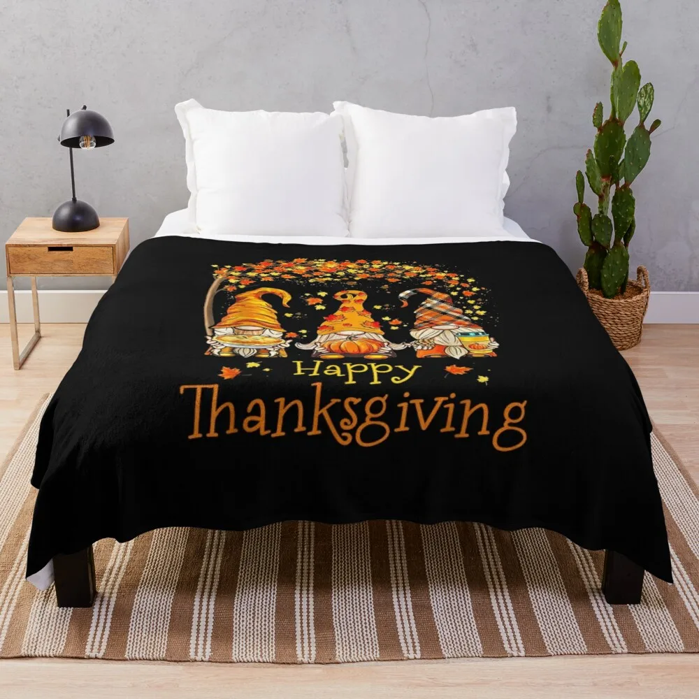 

happy thanksgiving day Throw Blanket Heavy for winter wednesday Blankets