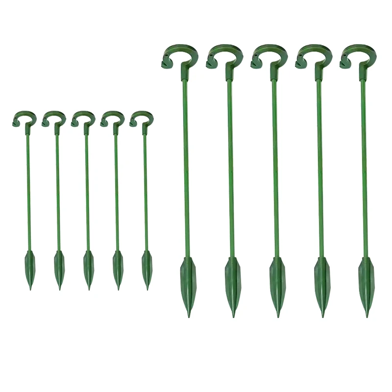 Planta Plástica Suportes, Flower Stand, Proteção Reutilizável, Ferramenta de Fixação, Jardinagem Suprimentos, Suporte Vegetal, Suporte, 2 Pcs, 5