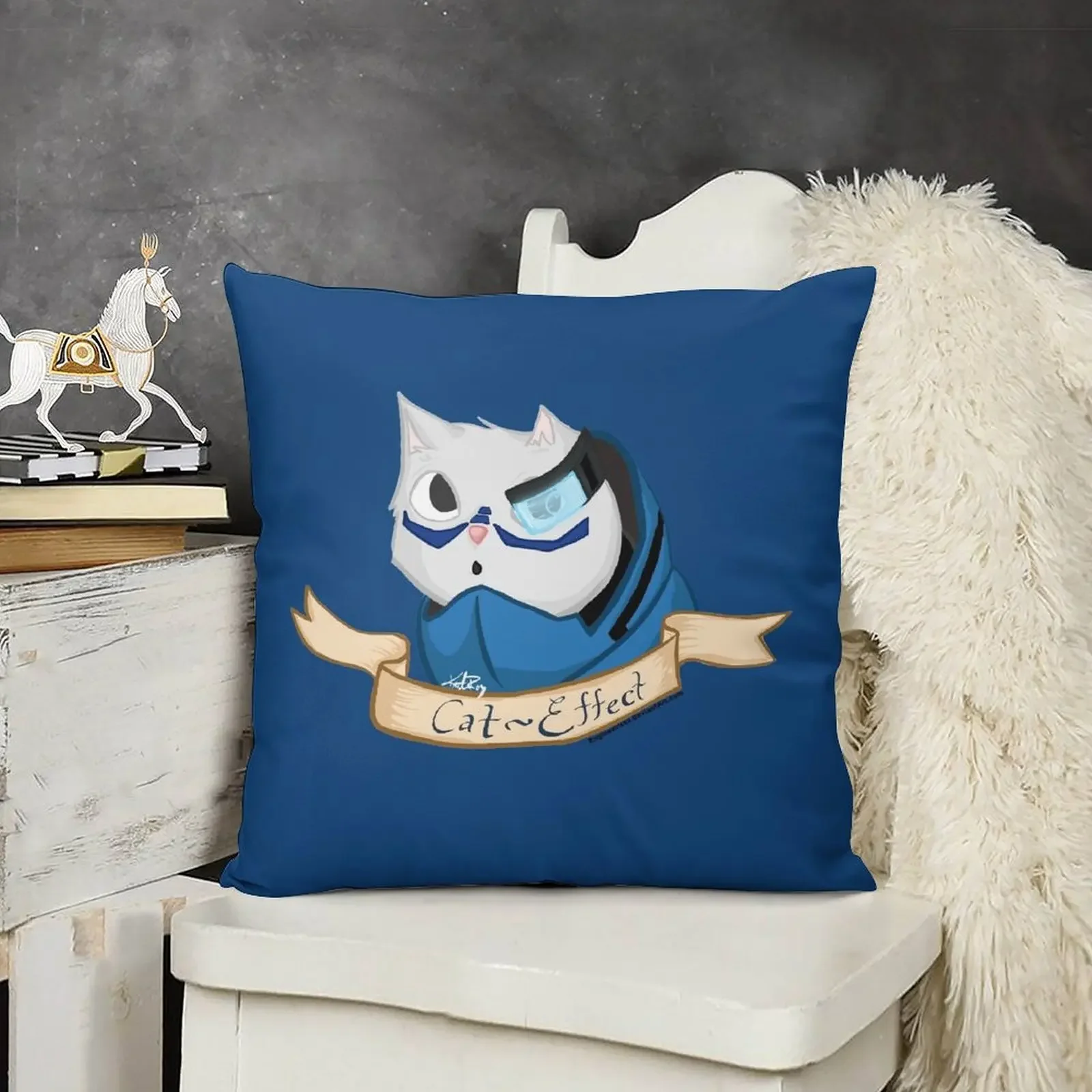

Cat Effect Throw Pillow bed pillows Cushion Child Custom Cushion Photo pillow