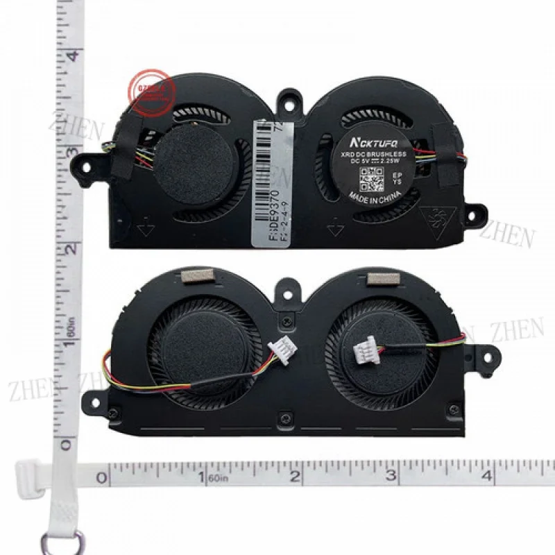 

Y For DELL XPS 13 9370 9380 9390 P82G 7390 CPU Cooling Fan 0980WH DC5V 4PIN