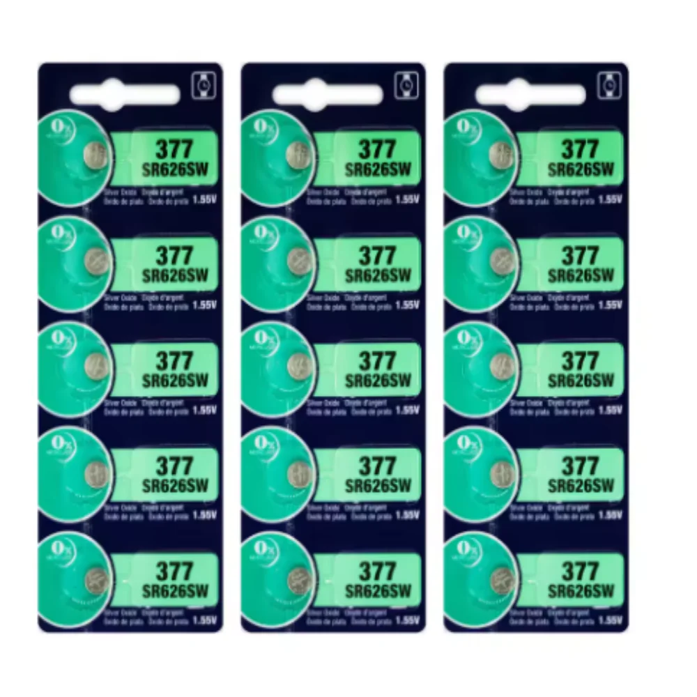 Original For SONY 5-50Pcs 1.55V AG4 377 SR626SW Button Cell Battery, for Watch Clock Toys Small Devices