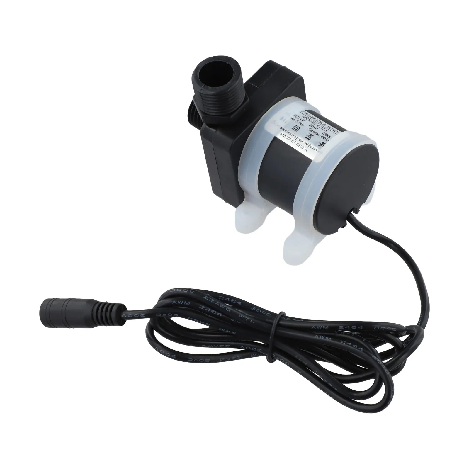 

Мини-водяной насос 12 В 24 В, бесщеточный погружной дизайн постоянного тока для аквариумов, низкий уровень шума, надежный поток воды, скорость 800 л/ч