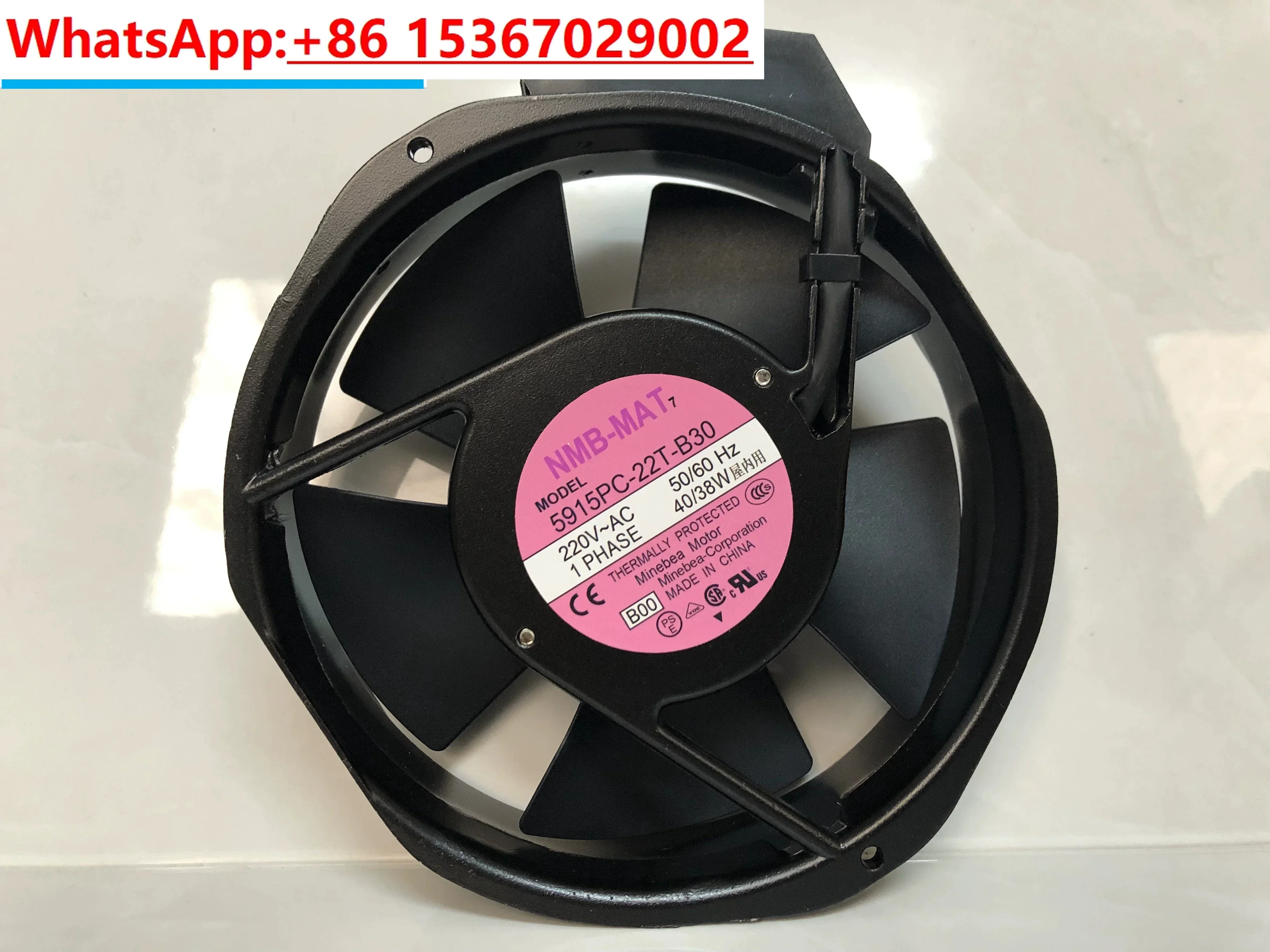 

Cooling Fan NMB-MAT 5915PC-22T-B30 5915PC-22T-B20 5915PC-22T-B10 220V 40/38W 172X150X38MM 2 Terminals