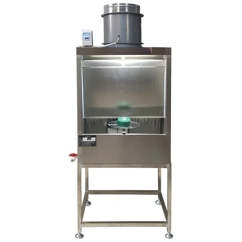 Stainless Steel Small Submersible Pump Water Curtain Cabinet Hardware Spray Booth Polishing Coating Water Curtain Workbench