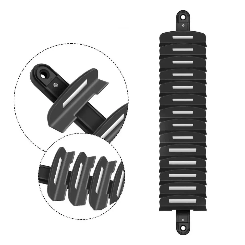 頑丈な磁気レンチオーガナイザー-調整可能な磁気レンチラック-スライドレール-14スロットツールオーガナイザー-ツールボックス整理用