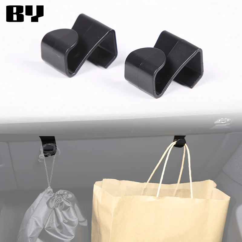 

Suitable for Most Car Models Passenger Seat Glove Box Hooks Handbag Organizer ABS Interior Accessories 2Pcs