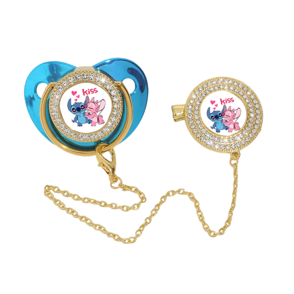 

Kawaii Luxury Baby Teething Pacifier for Newborns Pacifier Holder for Baby Feeding Silicone Baby Teething Toy Baby Pacifier