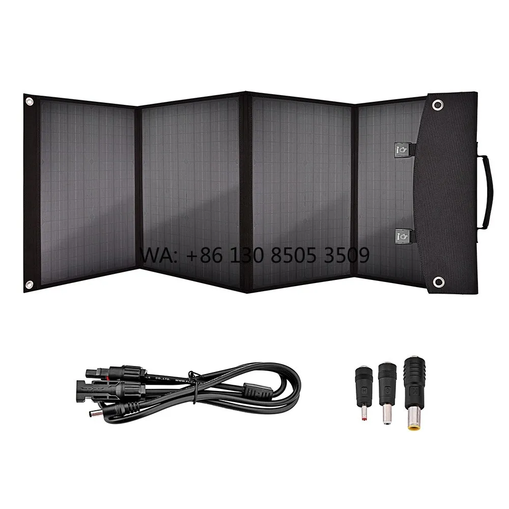 

Foldable Solar Panel Charger 100W 200W 300W Portable Power Station Fast USB 3.0 Charging for Mobile Phone & Generator