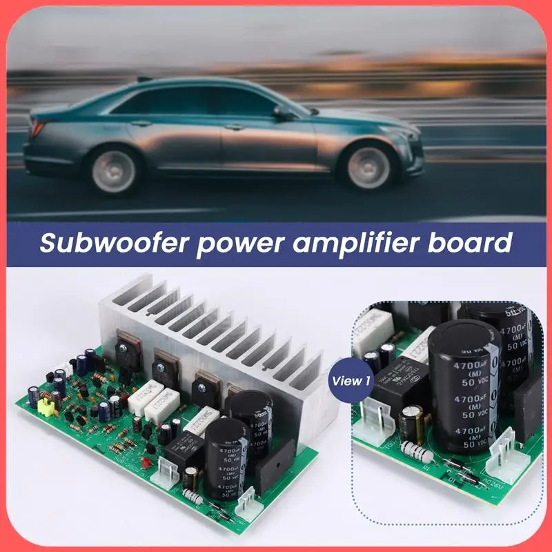 

X12A-SUB-350W Плата усилителя мощности сабвуфера Моно Высококачественная плата усилителя мощности Готовая плата усилителя мощности динамика «сделай сам»
