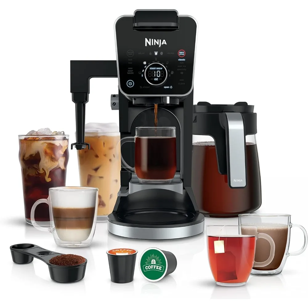 Drip Coffee Maker With K Cup Combo, DualBrew Pro Specialty Coffee System, Coffee Machine Compatible with K-Cup