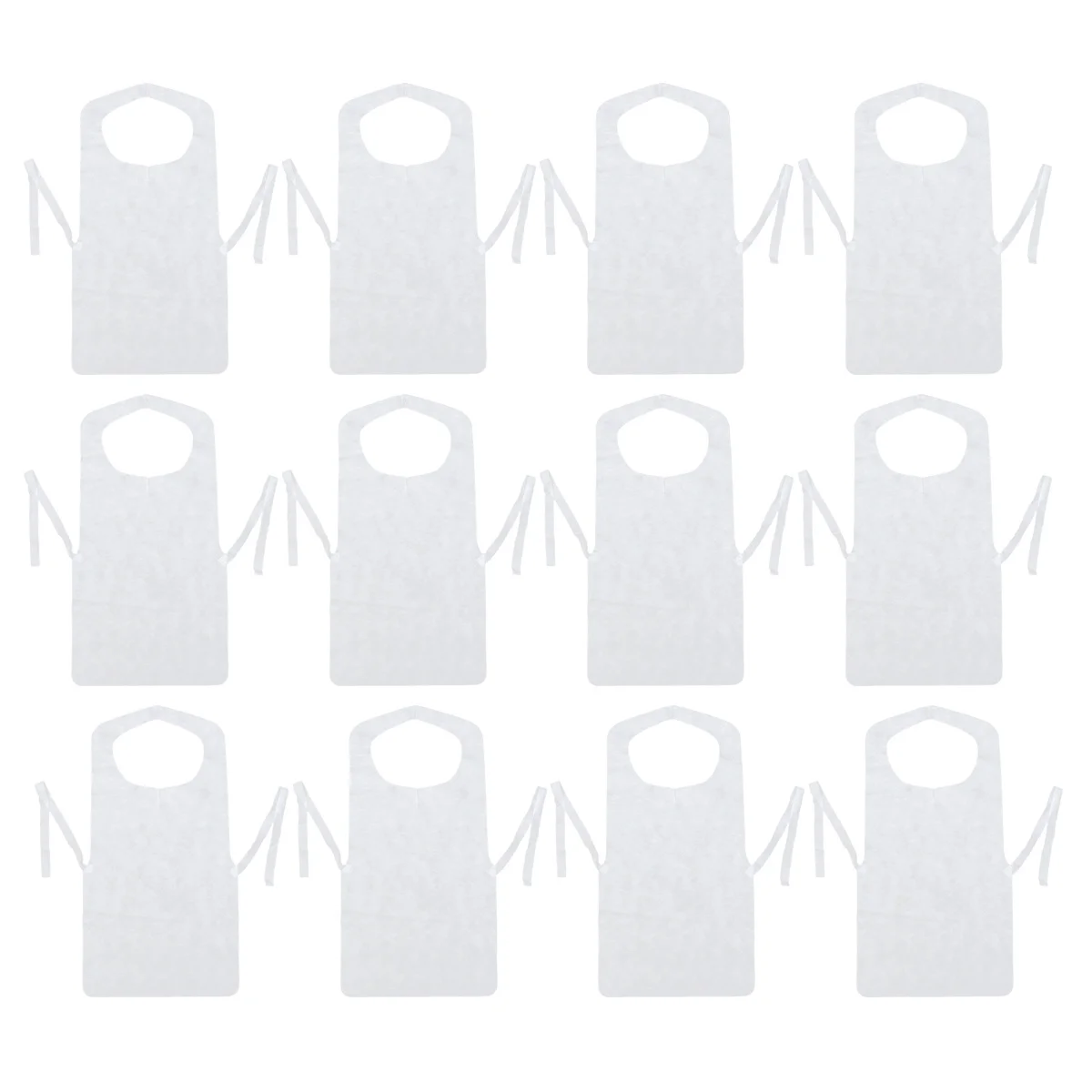 

100Pcs Disposable Non-Woven Aprons for Cooking Painting Picnic Spill Proof Protection 73x40cm Lightweight Convenient Kitchen