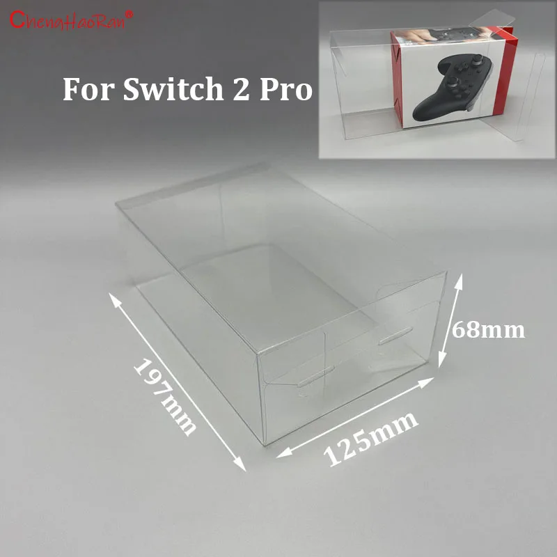 1PC Transparent Packaging Box For NS Swtich 2 Pro Game Controller Collection Dustproof And Moisture-proof Protection Box