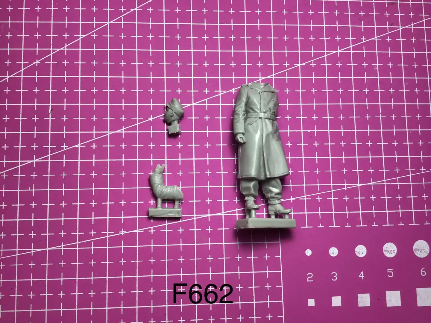 Figurine modèle GK 1/35 résine, kit non assemblé et non peint