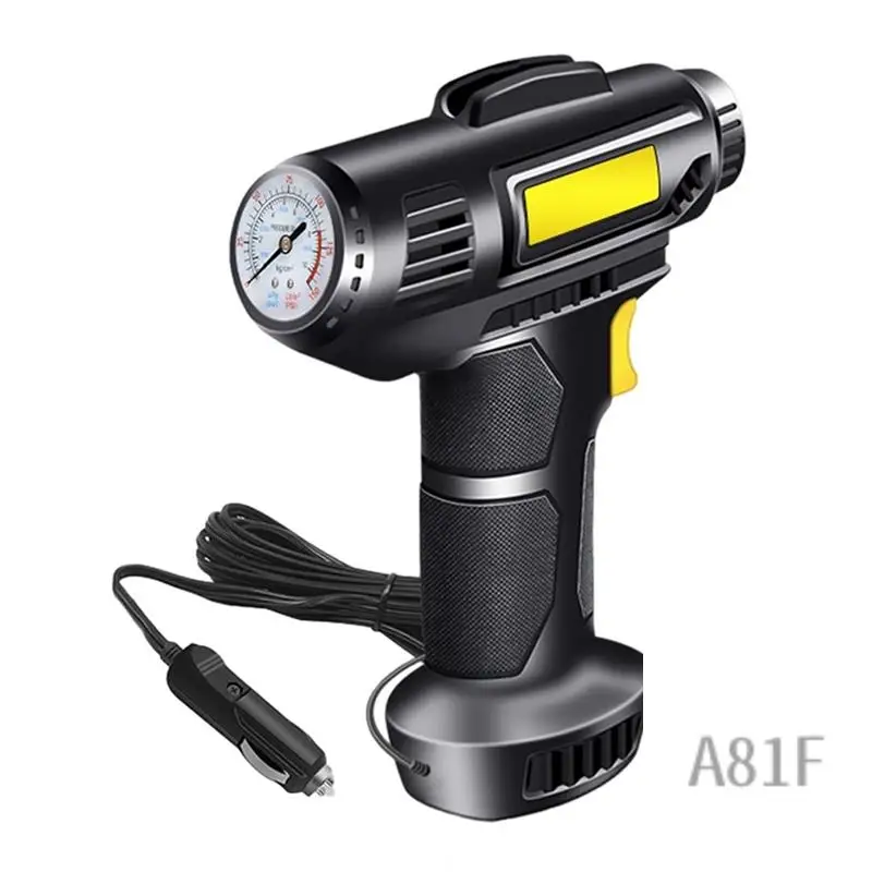 

Tire Inflator Air Compressor Portable Car Tire Pump With Pressure Gauge 150PSI Portable Air Pump For Car Bike Sport Ball