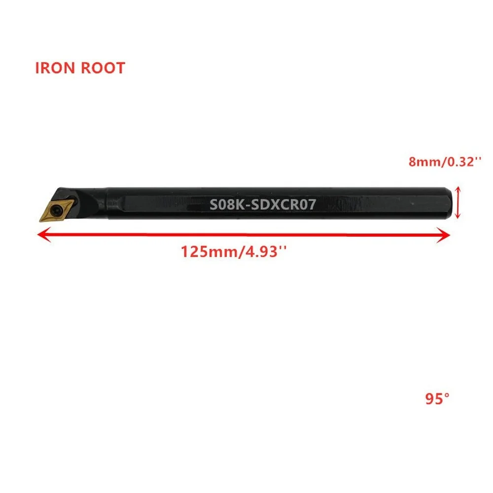 S08K-SDXCL07,S10K-SDXCR07,S12M-SDXCR07,S14N-SDXCR07,CNC Lathe Internal Turning Tool Holder Boring Bar For DCMT070204 Insert